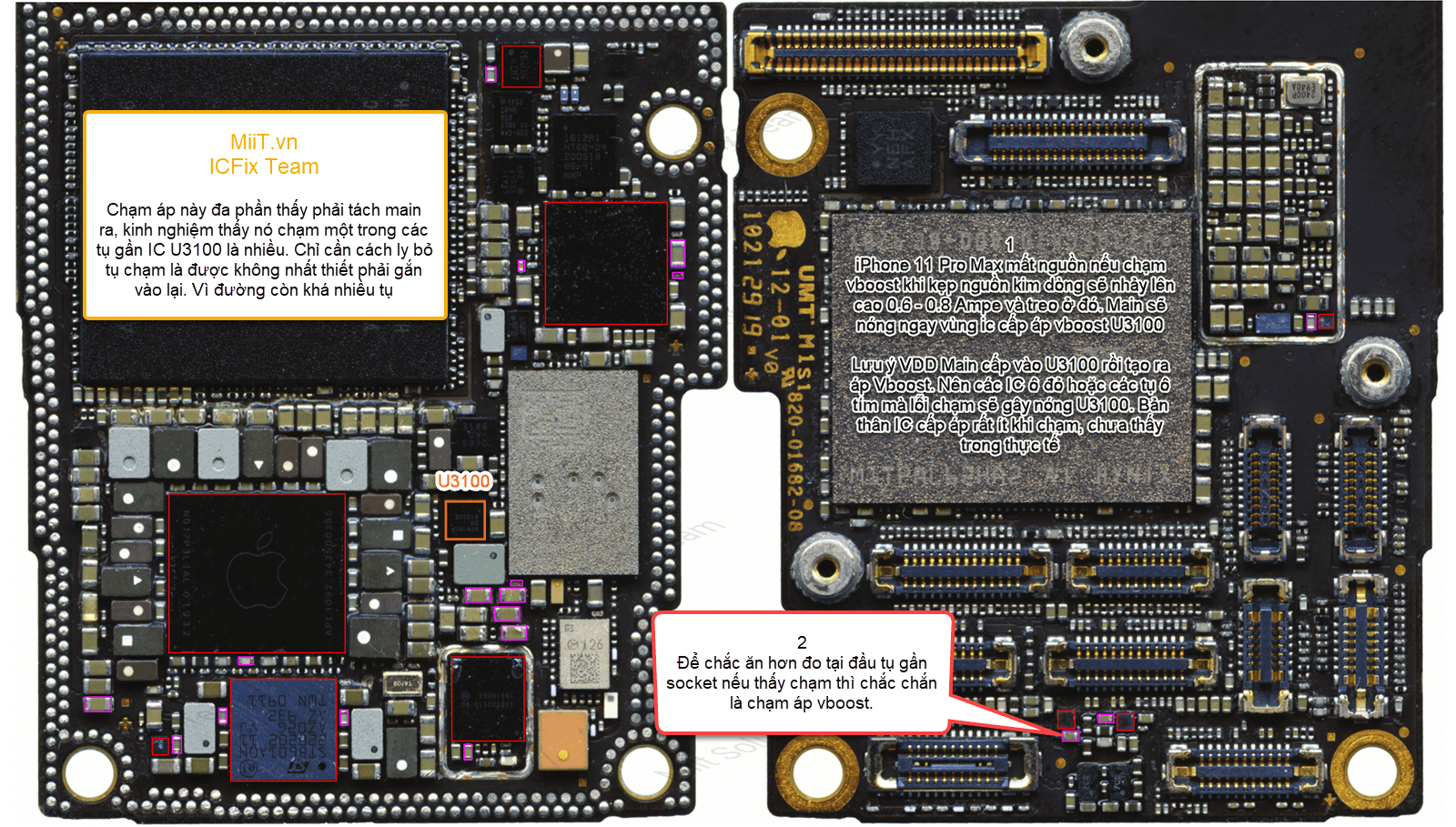 Sửa iPhone 11 Pro Max Mất Nguồn Do Áp Vboost 3 Sửa iPhone 11 Pro Max Mất Nguồn Do Áp Vboost
