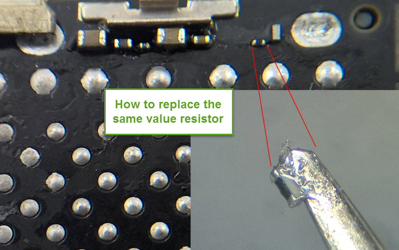 Tập tìm linh kiện giống trị số để thay qua lại