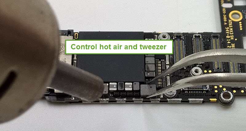 Làm quen máy khò và lực nhíp gắp IC