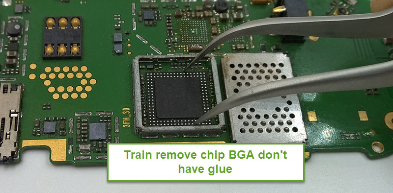 Tập tháo IC chân bụng không có đổ keo