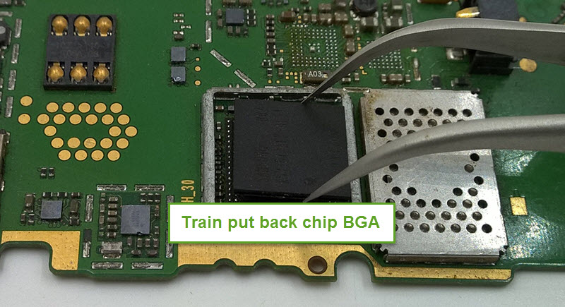 Tập đóng IC chân bụng vào main