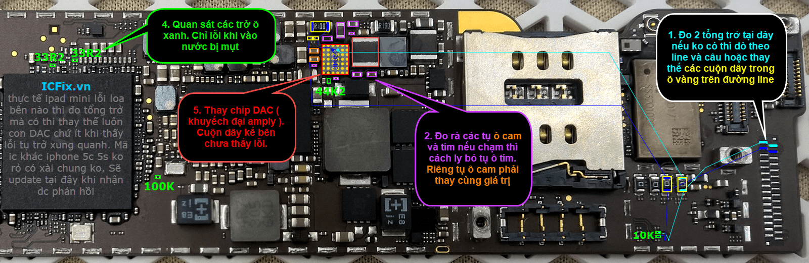 iPad Mini 1 lỗi chuông phải không nghe 2 iPad Mini 1 lỗi chuông phải không nghe
