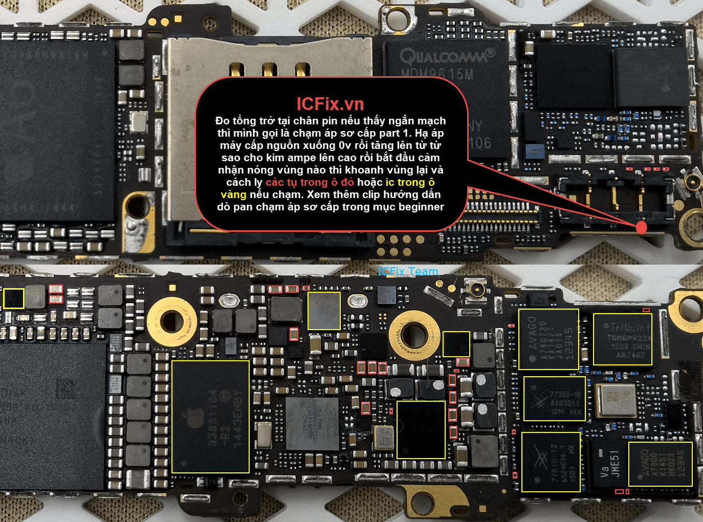 iPhone 5C đang xài mất nguồn chạm Vbatt 2 iPhone 5C đang xài mất nguồn chạm Vbatt