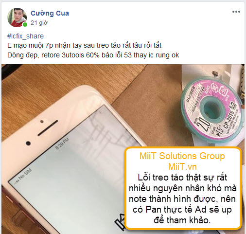 Kinh Nghiệm Sửa iPhone 7 Plus Treo Logo Táo