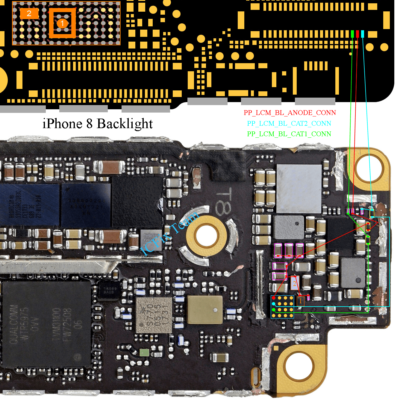 Giải Pháp Sửa iPhone 8 Lỗi Đèn Màn Hình 3 iPhone 8 Mất Đèn Màn Hình