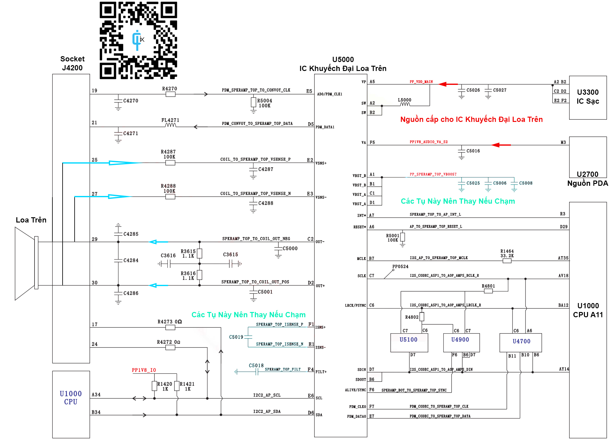 Sửa iPhone 8 Plus Lỗi Loa Trên, Loa Nghe Gọi 6 Sơ Đồ Sửa iPhone 8 Plus Lỗi Loa Trên