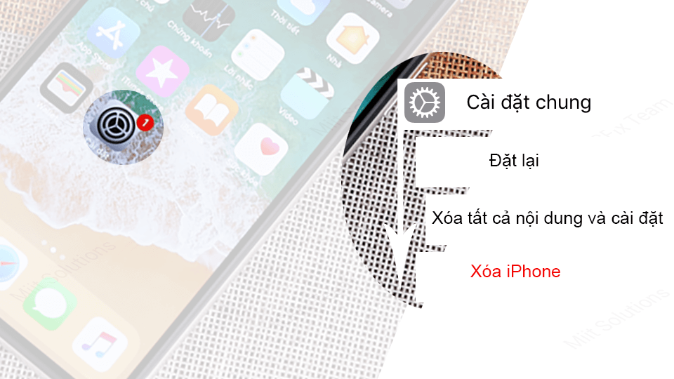Khôi Phục Cài Đặt Gốc iPhone X