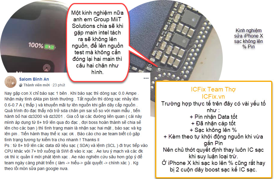 Sửa iPhone X Báo Sạc Nhưng Sạc Không Vào Lâu Vào Pin 8 Kinh Nghiệm Sửa iPhone X Lỗi Sạc Không Vào Lâu Vào Pin