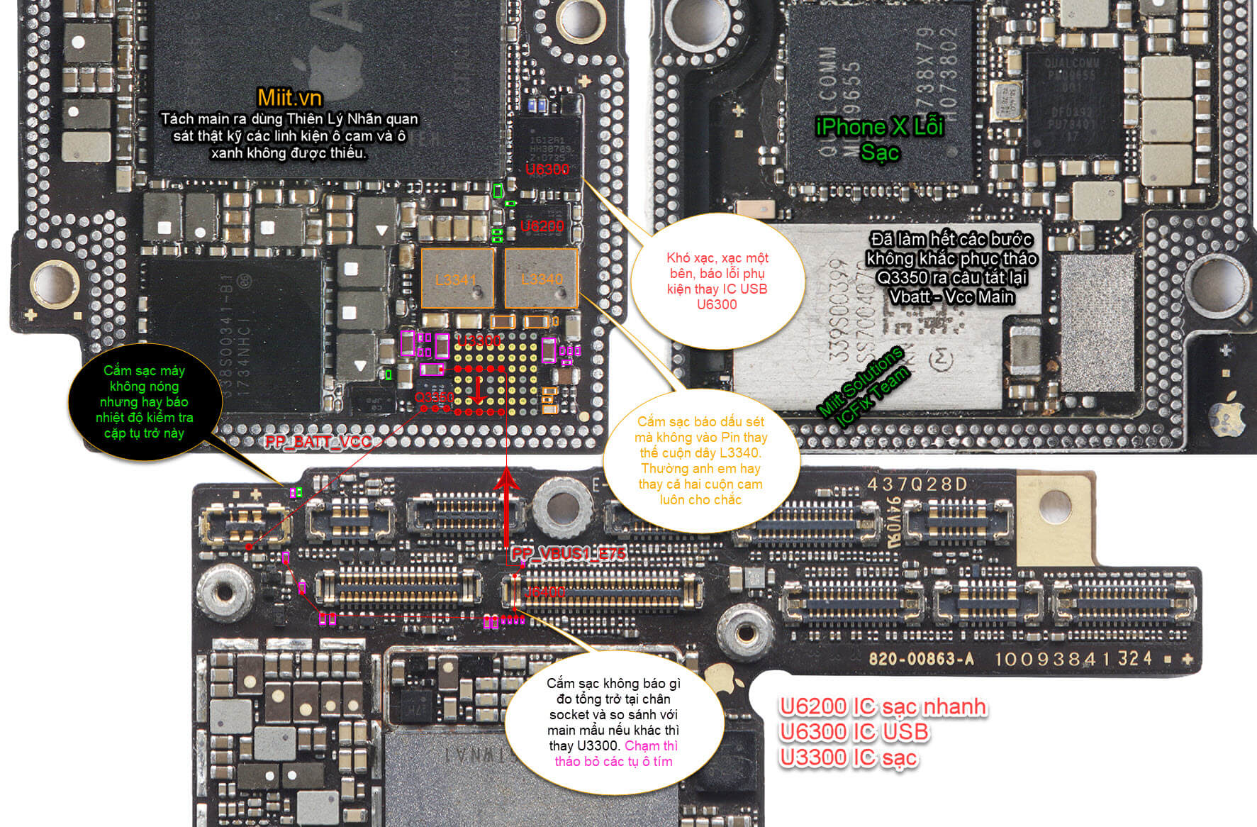 Sửa iPhone X Báo Sạc Nhưng Sạc Không Vào Lâu Vào Pin 7 iPhone X lổi sạc