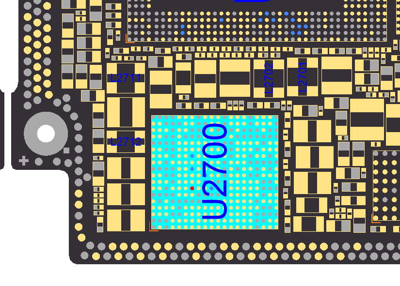 Sửa iPhone Xs Max Không Lên Màn Hình, Liệt Cảm Ứng 17 U2700 ic nguồn xs max