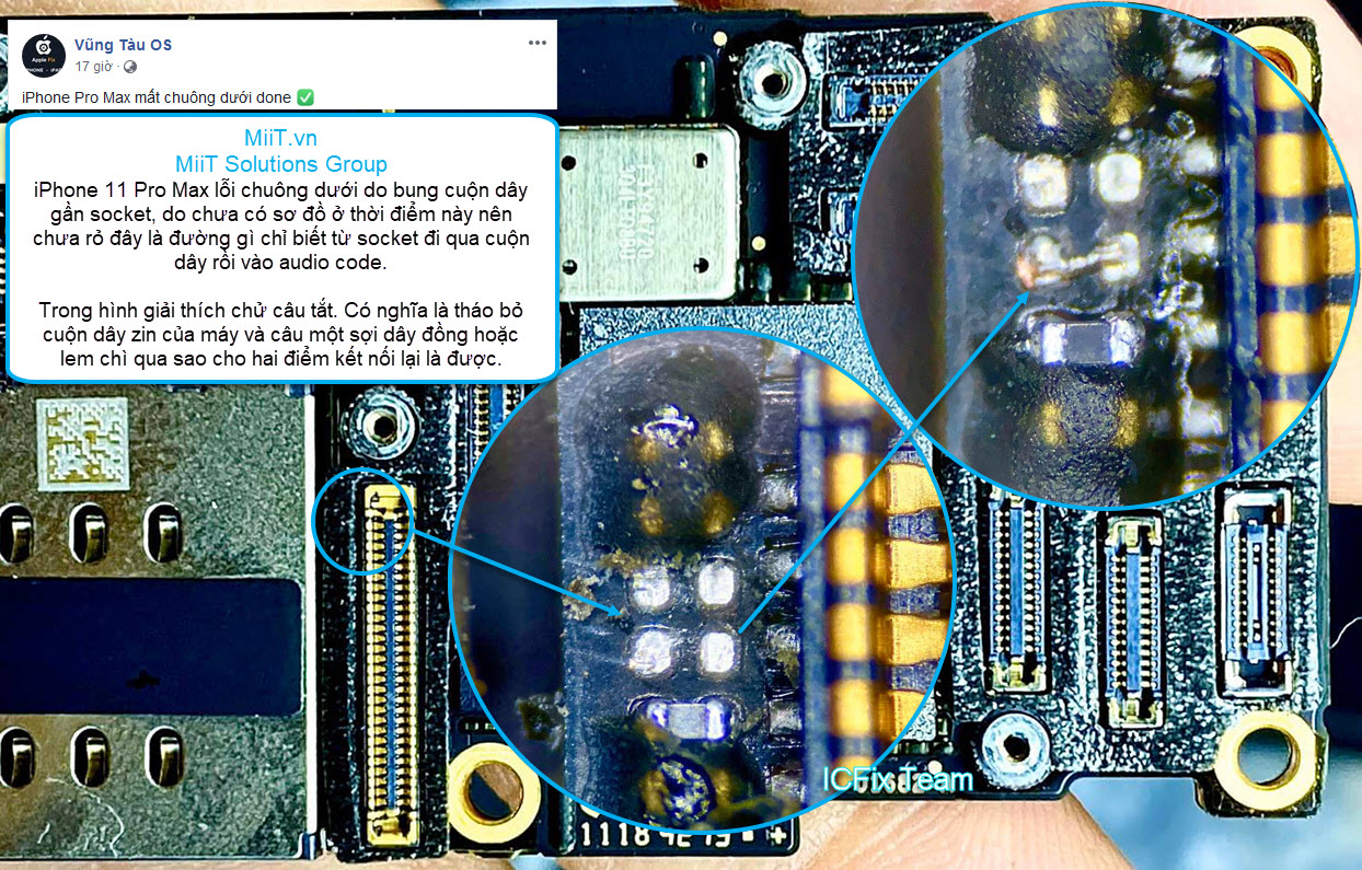 Sửa iPhone 11 Pro Max Lỗi Chuông Dưới 4 Kinh Nghiệm Sửa iPhone 11 Pro Max Lỗi Chuông Dưới