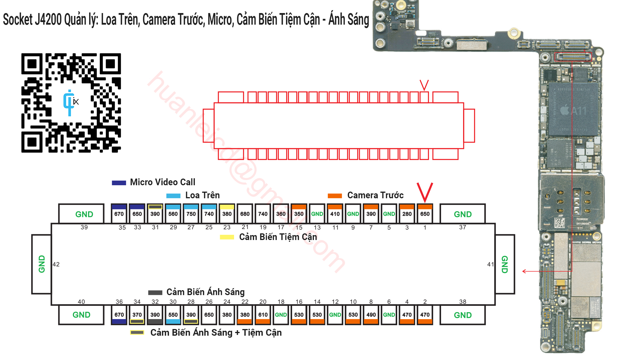 Sửa iPhone 8 Plus Lỗi Loa Trên, Loa Nghe Gọi 5 Tổng Trở Sửa iPhone 8 Plus Lỗi Loa Trên