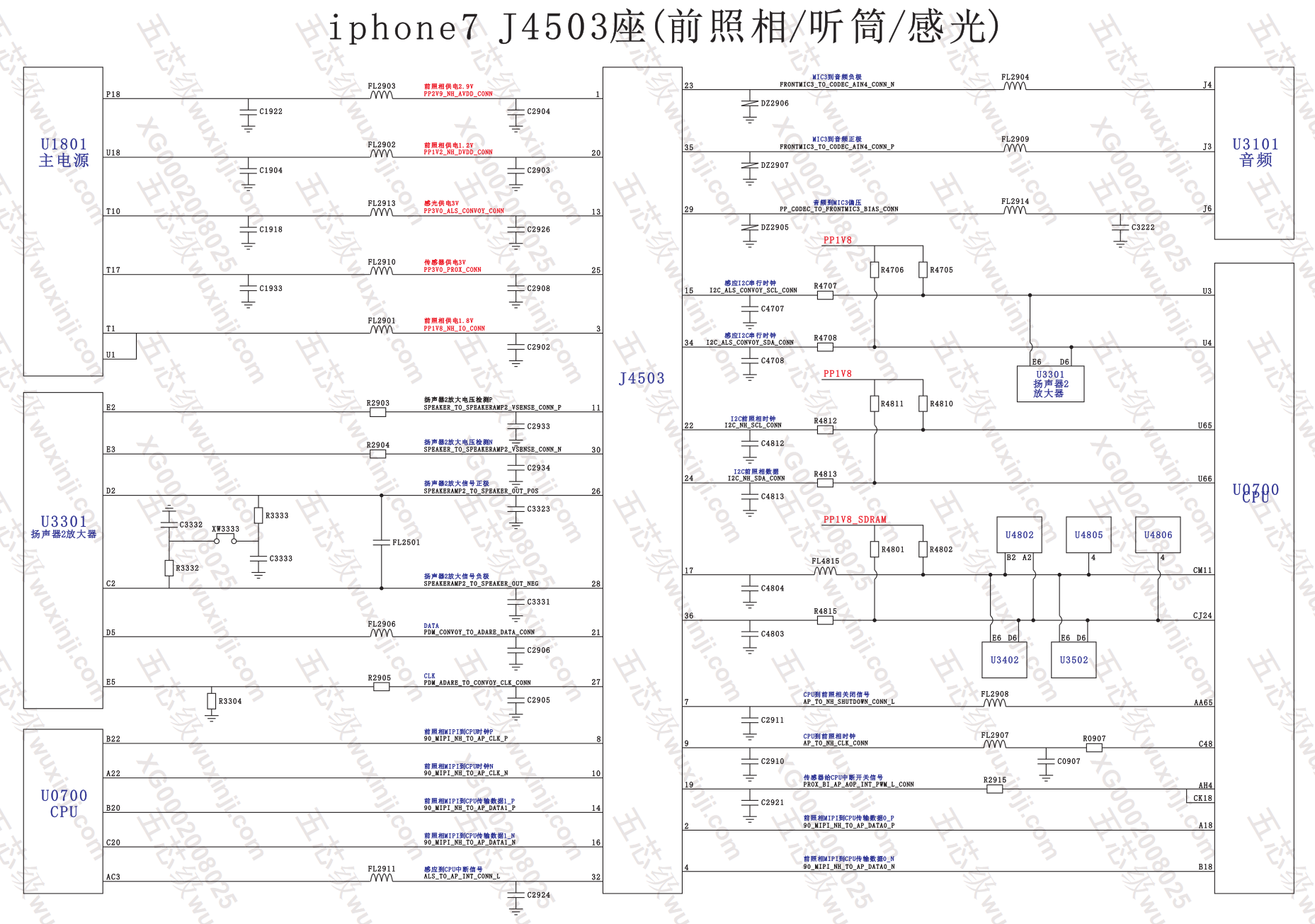 J4503 Socket cam trước loa cảm biến iPhone 7 3 J4503 Socket cam trước loa cảm biến iPhone 7