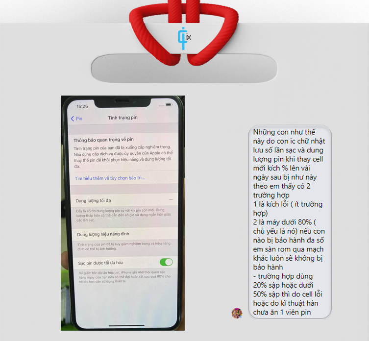 Thay Pin Xs Max Fix Lỗi Bảo Trì 4 Thay Pin Xs Max Vài Ngày Sau Bảo Trì