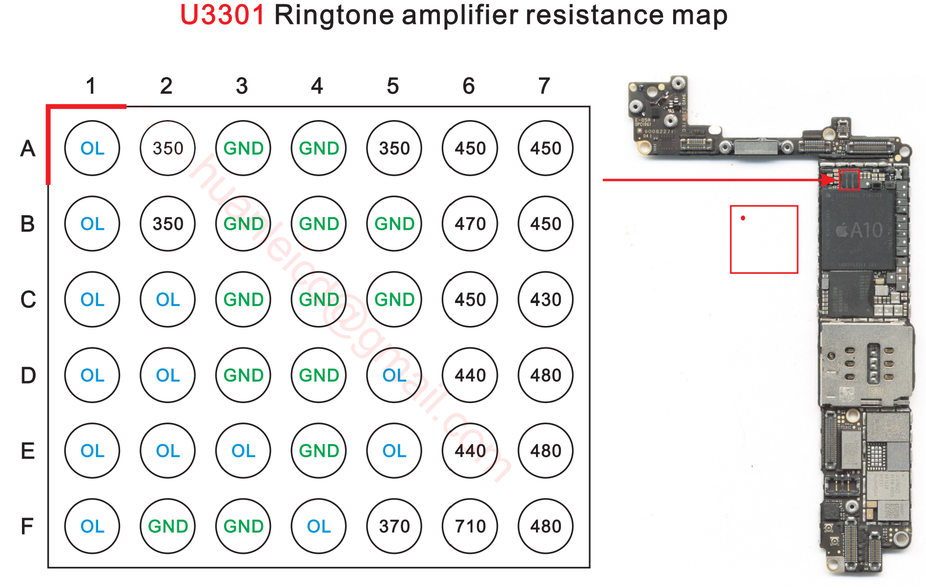 Sửa iPhone 7 Lỗi Loa Trên, Loa Nghe Gọi 10 Tổng Trở U3301 IC Khuyếch Đại Loa Trên iPhone 7
