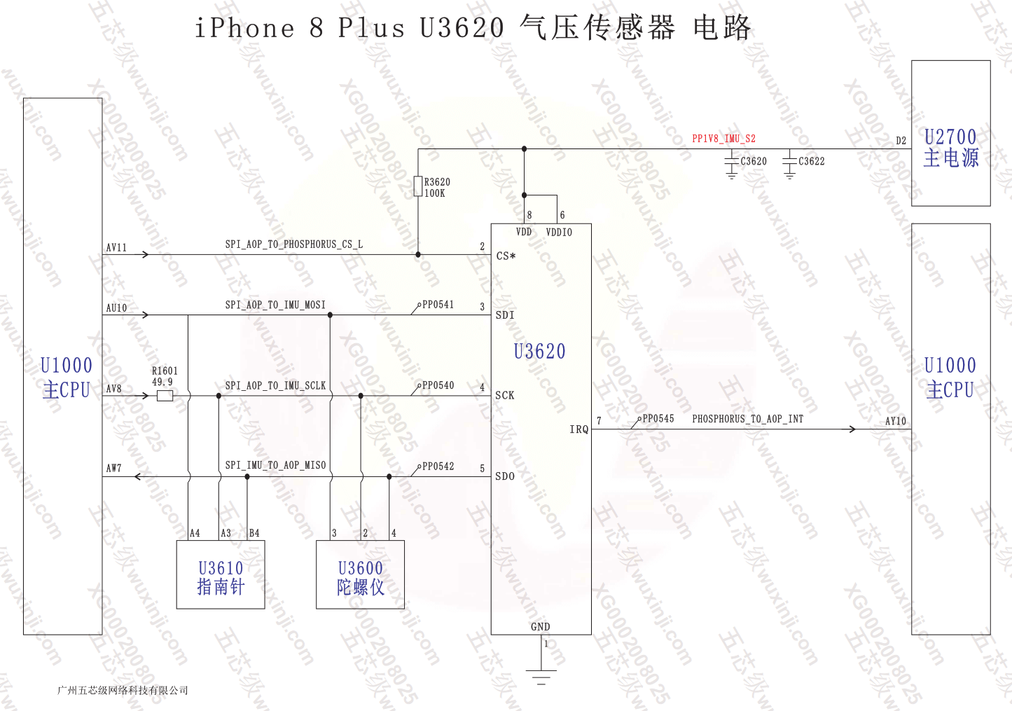U3620 IC phosphorus sensor cảm biến áp suất iPhone 8 Plus 3 U3620 IC phosphorus sensor cảm biến áp suất iPhone 8 Plus