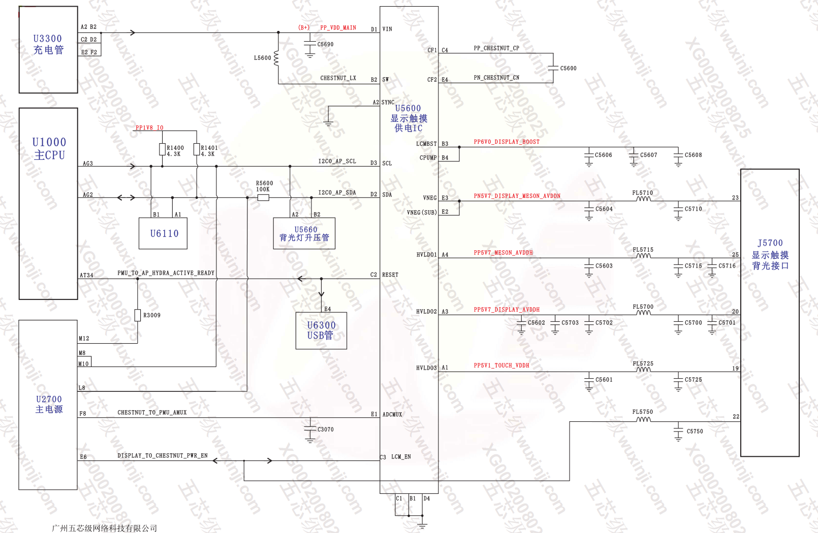 U5600 IC cấp áp màn hình và cảm ứng iPhone 8 Plus 3 U5600 IC cấp áp màn hình và cảm ứng iPhone 8 Plus